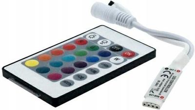 Sterownik Ir Rgb 24 Przyciski 72W Mini