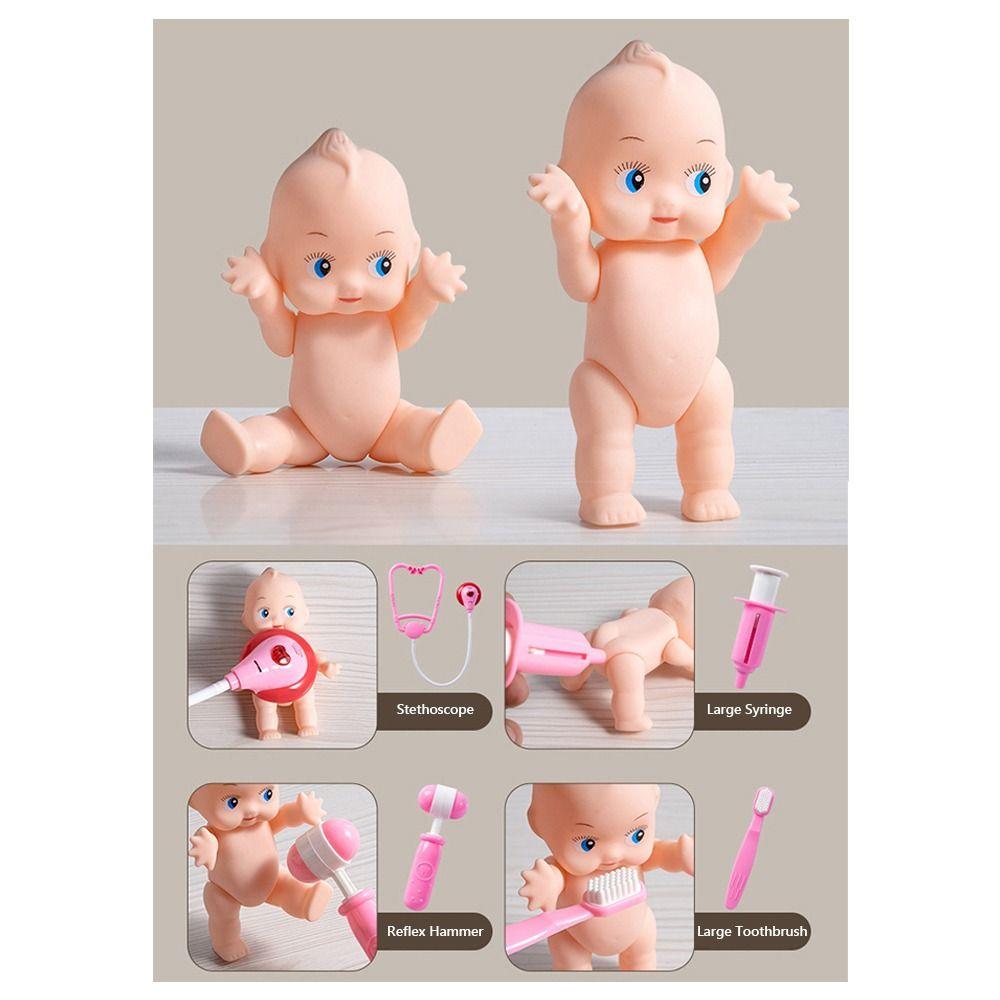 Plastic Doctor Toys Accessories Simulated Doctor Tools Toy Creative Role-playing Games  For Kids