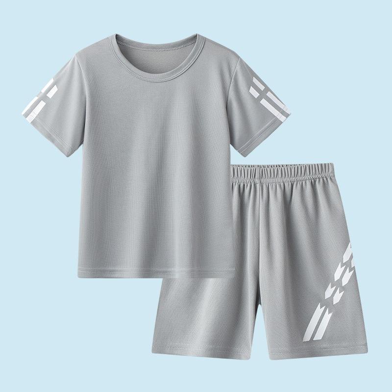 

Children s Summer Quick Drying Sports Short Sleeve Color Joker Casual Shirt Boys Girls Running 160cm