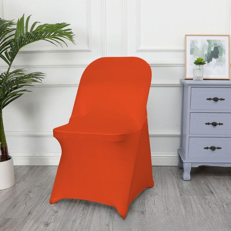 1/2/5 PCS Stretch Spandex Wedding Chair Cover for Weddings Birthdays Parties Events Hotels Banquets