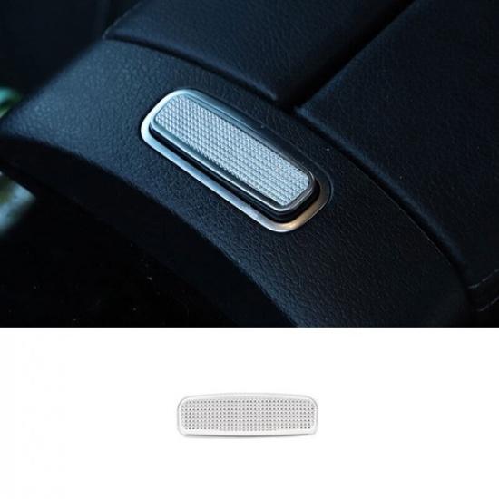 For Benz GLB - Aluminum Silver Console Armrest Box Button Cover Sticker