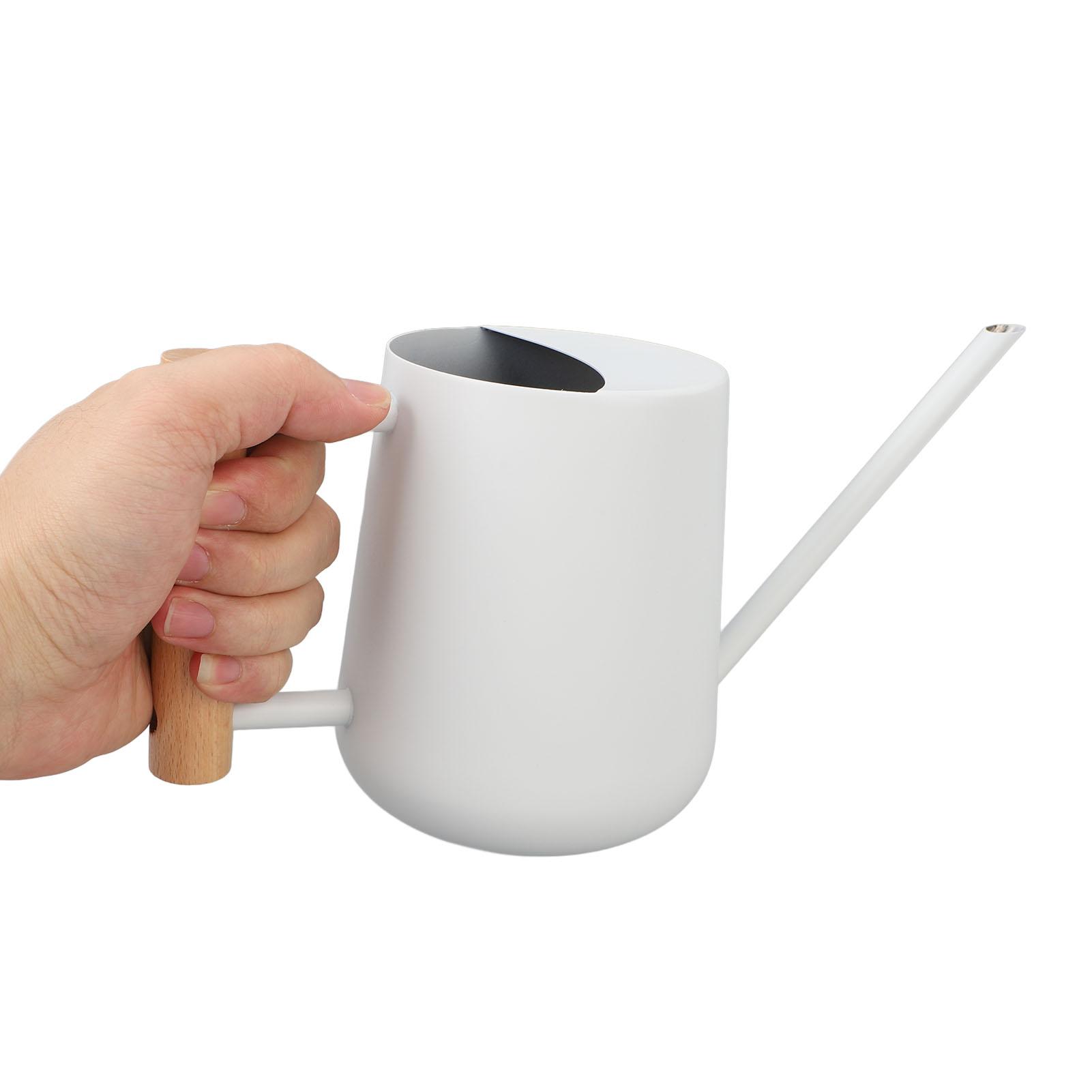 Watering Can for Indoor Plants Small Watering Cans for House Plant Garden Flower Wood Handle Spout Water Can for Outdoor Watering Plants