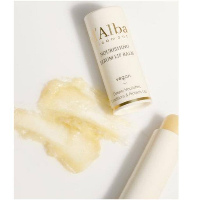 d’Alba White Truffle Nourishing Serum Lip Balm 3.6g – Vegan Moisturizing Lip Care