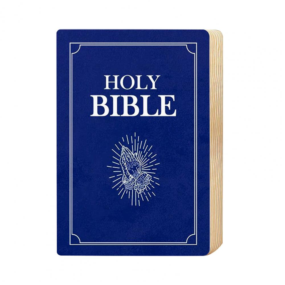 Bible Verse Pillow Faith Plush Pillow Christian Home Accent Realistic Bible Pillow Book Plush Throw Cushion Wear Resistant Sofa