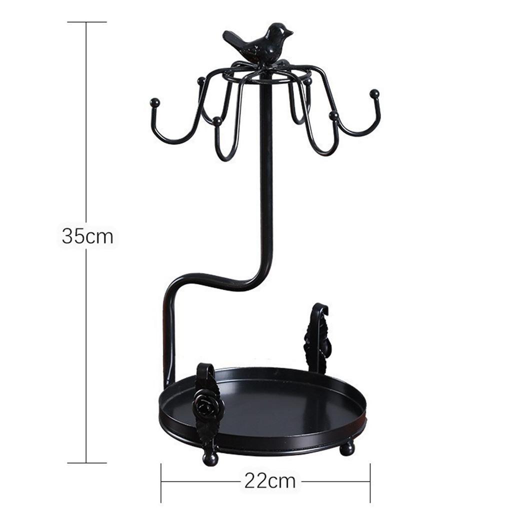 Metall-Tassenständer, Teetassenhalter, Untertassenständer, Tellerhalter, Aufbewahrungsbaum, Organizer, Küchenaccessoires