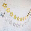 Hollow Five-pointed Star Paper Garland For Birthday Christmas Party Decorations