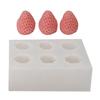 DIY Strawberry Silicone Molds Strawberry Shape Candle Molds Silicone Material