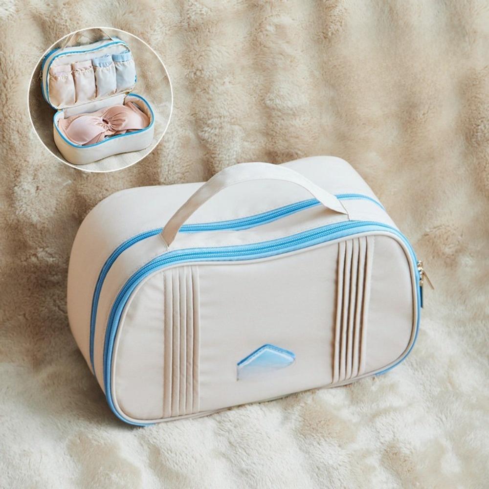 Portable Underwear Storage Bag Large Capacity Lightweight Intimate Clothing Bag Waterproof Multi-Compartment Travel Storage Bag