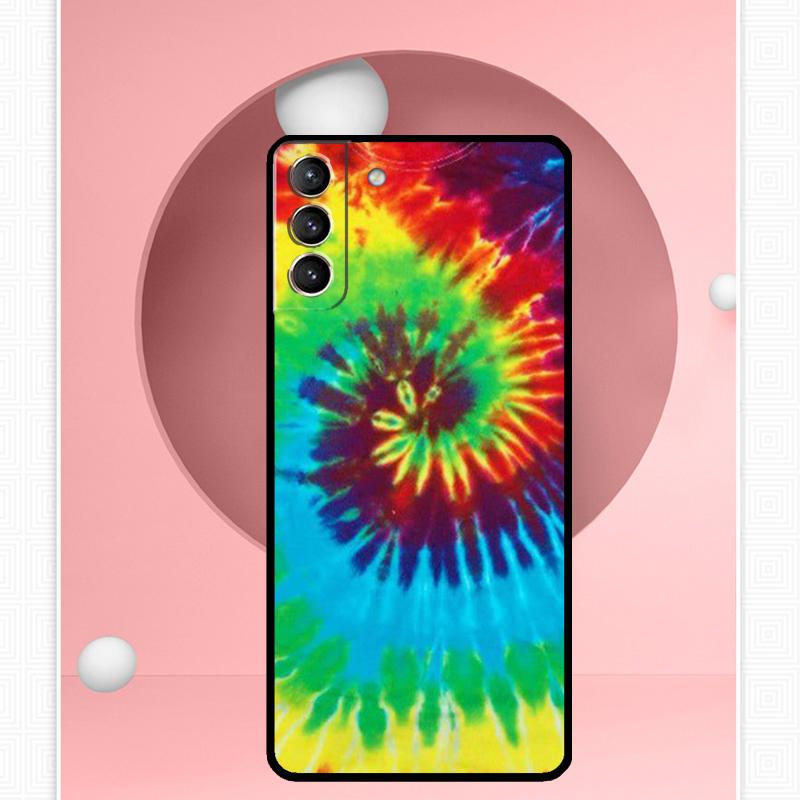 Trippy Tie Dye Hippie Art Case For Samsung Galaxy S24 Ultra S20 S21 S22 S23 S25 Ultra S9 S10 Plus S25 FE Cover Funda