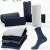 10 Paar Herren Fasersocken Nagelneu Lässig Business Deodorant Atmungsaktiv Lang Weich Mesh Baumwolle Bequeme Socken