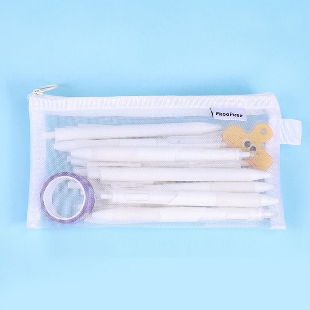 Korean Version Net Pen Bag Ins Stationery Storage Bag Portable Pencil Bag  Student