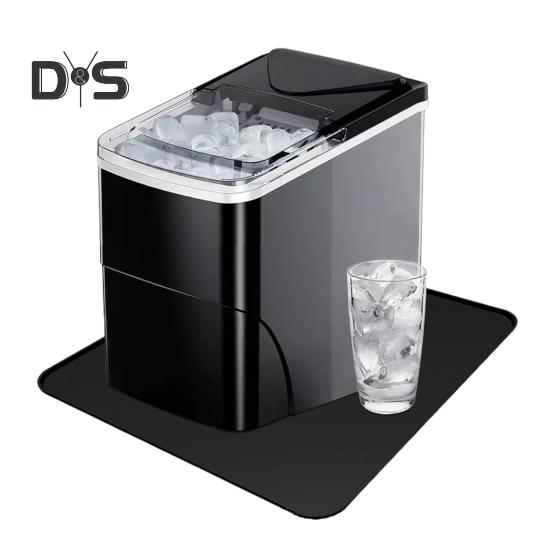 Ice Maker Pad Countertop Water Absorbent Mat Reusable Ice Maker Tray Pad Easy To Clean Dish Drying Mat for Kitchen