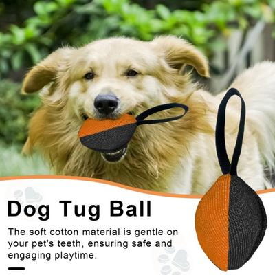 Dog Tug Ball Tough Bite Pillow Dog Training Equipment Interactive Chew Toy for Aggressive Chewers Bite Training Toy