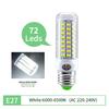 E27 LED Light Bulb E14 Corn Bulb Lamp Ceiling Chandeliers Lampada LED Lights 72 96 LEDs No Flicker AC220V 240V 5730 SMD Bombilla