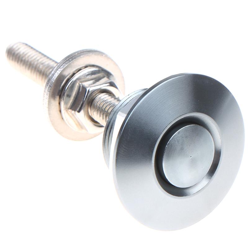 1Pcs 30/32Mm Car Push Button Bonnet Hood Pin Quick Release Latch Lock Clip Kit Aluminum Engine Exterior Parts Universal