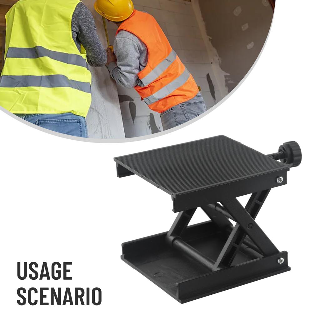 Soporte Elevador Elevador Para Maquinaria de Grabado de Carpintería Nivel de Burbuja Mesa Elevadora Soportes Manuales Plataforma de Construcción Experimento