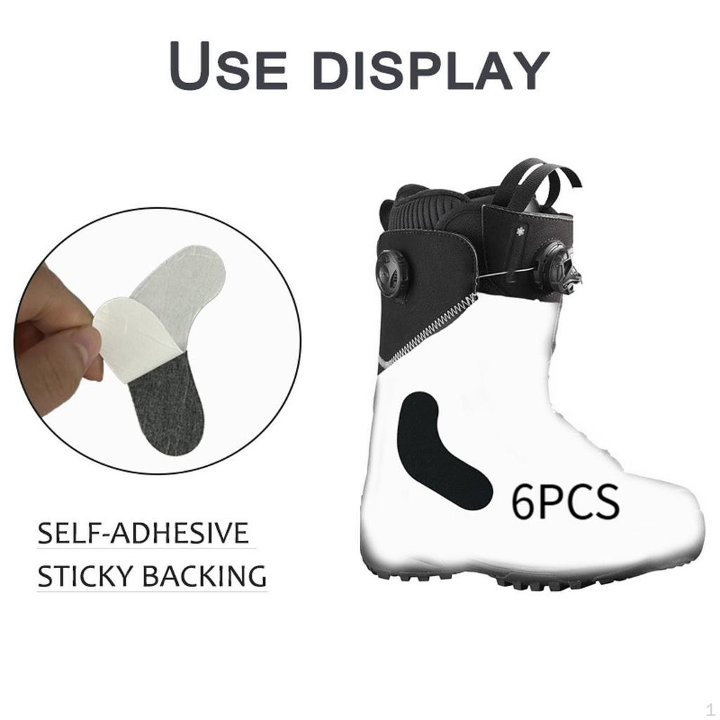Ski Boot Fitting Pads Ankle Wrap Easy to Use Self Sticky Soft Liners Inserts Snowboard