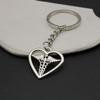 Popular Jewelry Simple Medical Scepter Love Key Chain Pendant