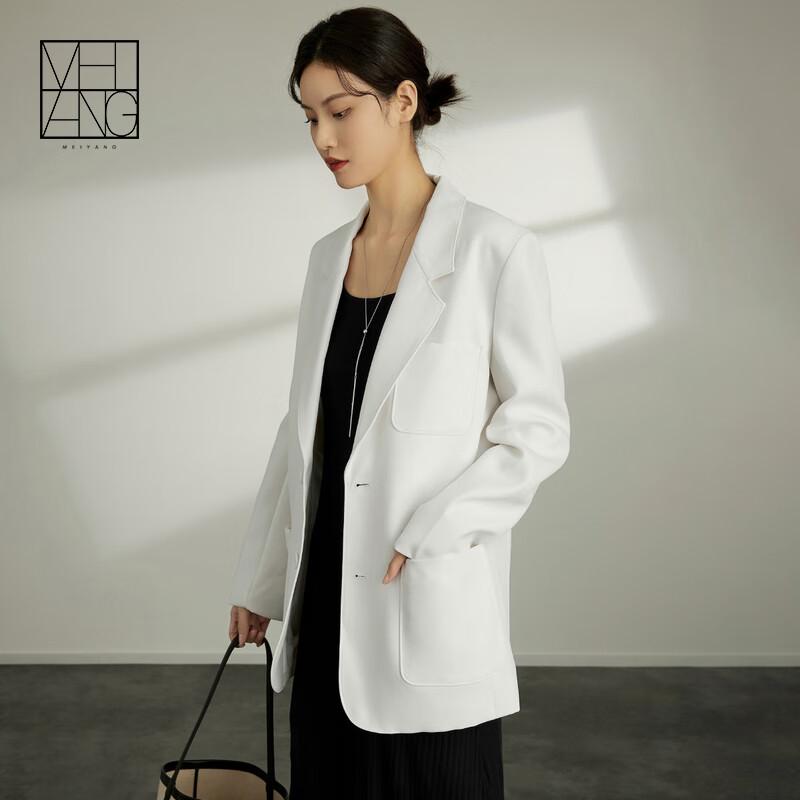 

MEIYANG Toray Classic Loose Long-Sleeve Commuter Blazer M