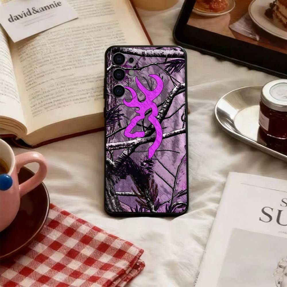 

Deer Hunting Camo Phone Case For Samsung S25,S24,S21,S22,S23,S30,Ultra,S20,Plus,Fe,Lite,Note,10,Soft Black Cover Samsung S22ULTRA5G
