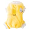Dog Clothes Flannel Autumn and Winter Warm Traction Four-legged Fleece Jacket Teddy Bear Small Dog Pet Clothing