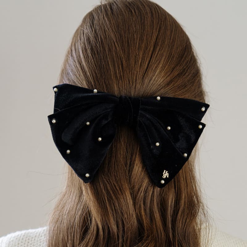 

HAS HFS024 Starlight velvet ribbon hair pin none