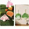 Soft Absorbent Coral Fleece Kitchen Towel Fun Vegetable Shape Handkerchief Wipe Rag Cloth Quick Dry and Easy Hanging