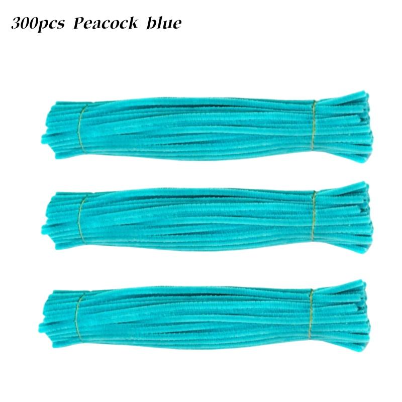 300 Pieces 21 Light Colors Pipe Cleaners Craft Supplies Chenille Stem Pipe Cleaners Bulk for Kids Creative DIY Project
