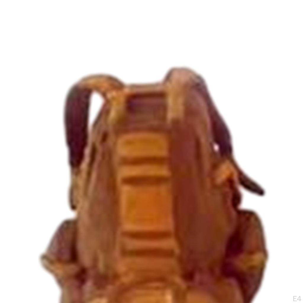 4 Stück 1/64 Reiserucksack Handbemalte Züge Architektonisches Desktop-Ornament Feengarten