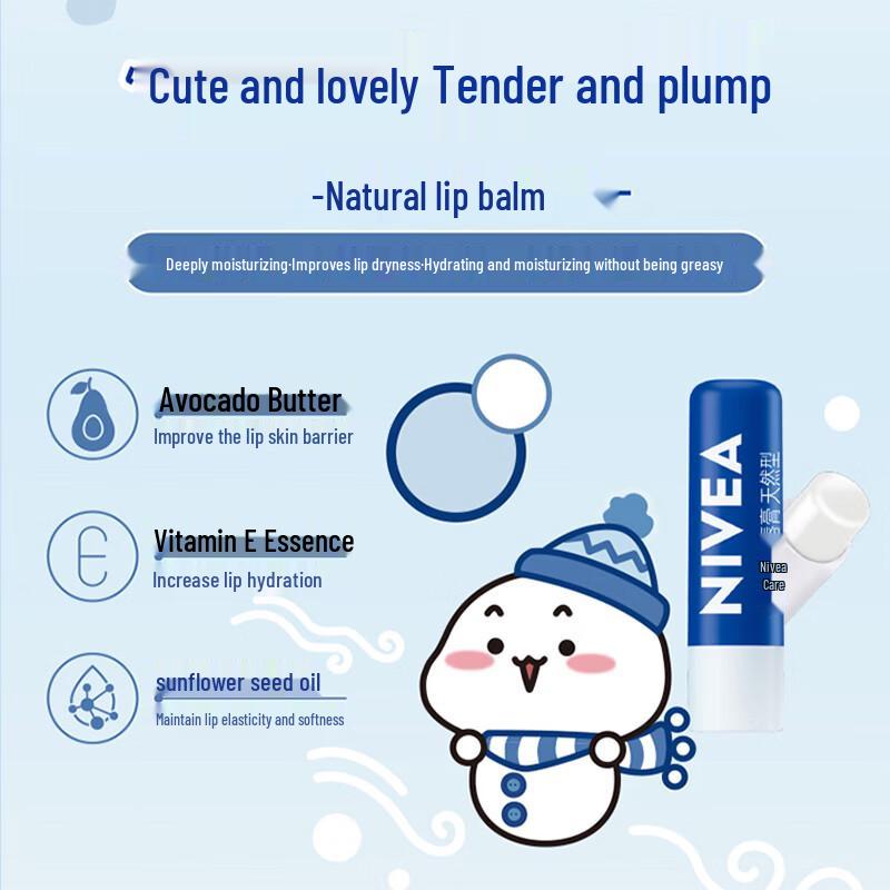 NIVEA Balsam do ust regenerujący 4,8 g