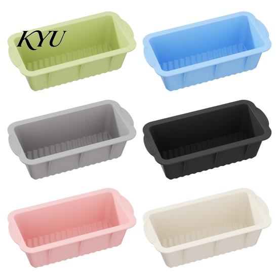 Microwave Safe Baking Pan Rectangular Silicone Toast Pan, Non-stick Multifunctional Mold, Heat Resistant Flexible Bakeware Food Grade Loaf for