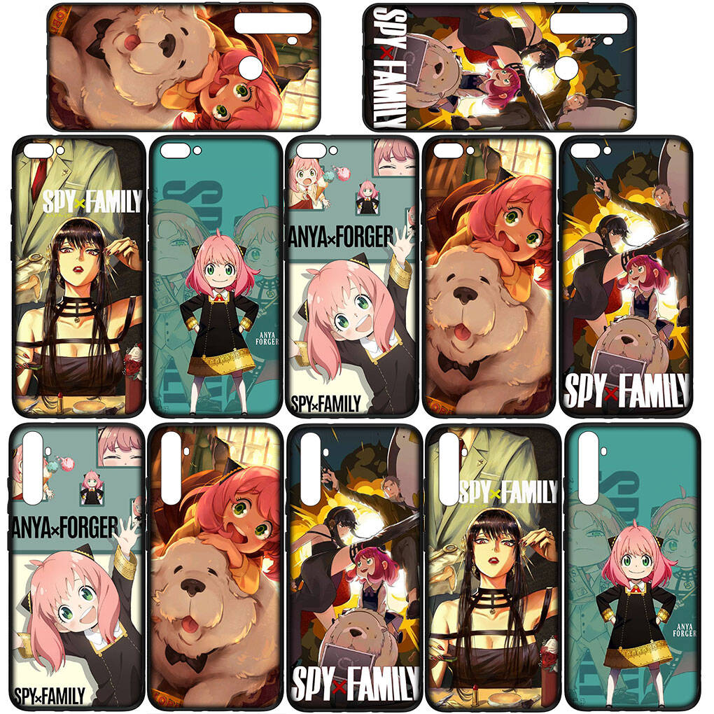 Cover for iPhone 17 16 15 Xiaomi Poco Redmi Note 14 13 12 Pro Max Samsung Galaxy S25 S24 S23 OPPO Huawei Anya Forger Twilight Spy X Family Phone Case