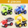 Spielzeugset „Inertia Engineering Vehicle“, 4er-Pack