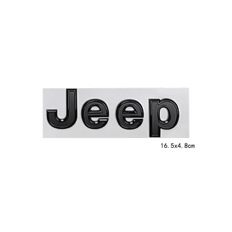 New16.5cm Car Side Body Trunk Sticker Badge for JEEP Logo Wrangler Grand Cherokee Compass Renegade Patriot Rubicon Liberty JK XJ