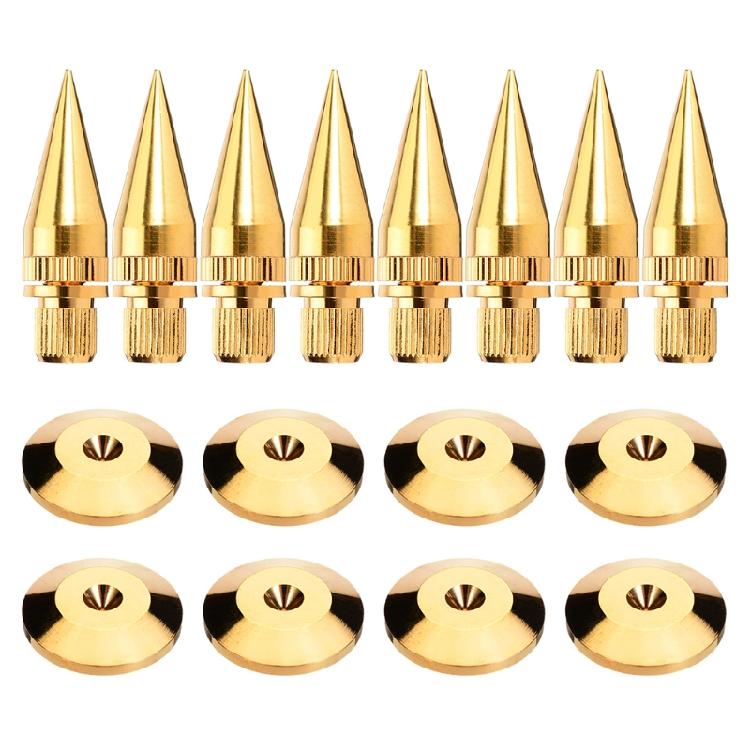 

Gold Color Speakers Foot Nail Pads Props Speaker Accessories Easy to Use 1 золотистый