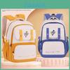 Junior High School Girls Backpack With Waterproof Nylon Material And Padded Air Cushion Straps For Education