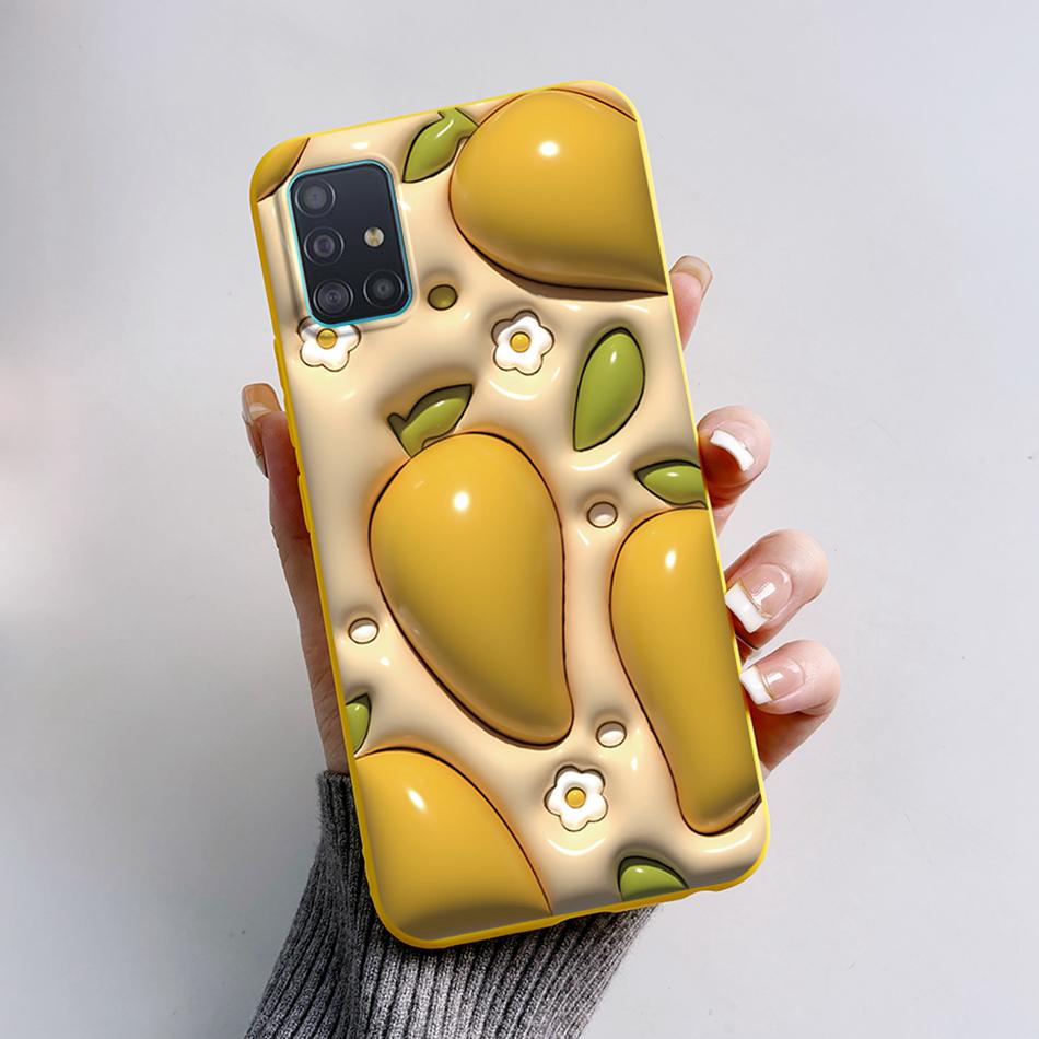Case For Samsung A51 A71 A31 Phone Case Astronaut Liquid Silicone Full Protection Back Cover For Samsung Galaxy A 51 71 31 Capa