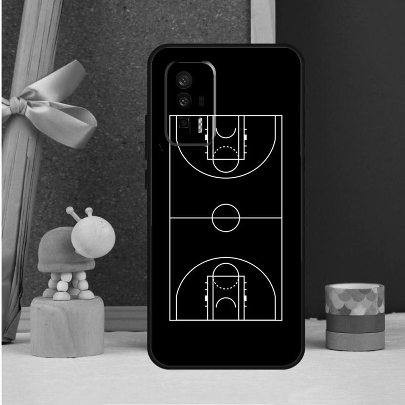 Basketball Court Case For Xiaomi 17 Pro Max 13T 14T 15T 14 15 Ultra POCO F8 Ultra F7 F5 F6 X5 X6 X7 Pro Cover