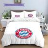 Set Copripiumino Trapuntato con Motivo FC Bayern Monaco Decorazione Casa Regalo (1 * copripiumino + 2 * federe senza imbottitura)