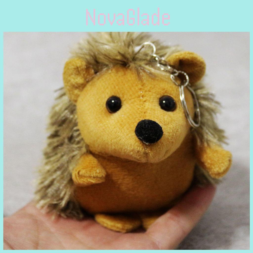 Charming 10cm Hedgehog Plush Toy Pp Cotton Filled Soft Animal Doll For Kids