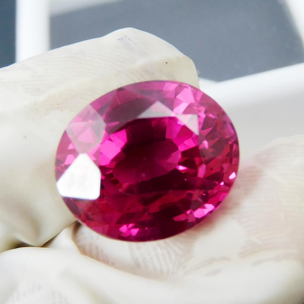 Natural Pink Sapphire Loose Gemstone Oval Cut Excellent Cut 25.00 ct September Birthday Birthstone