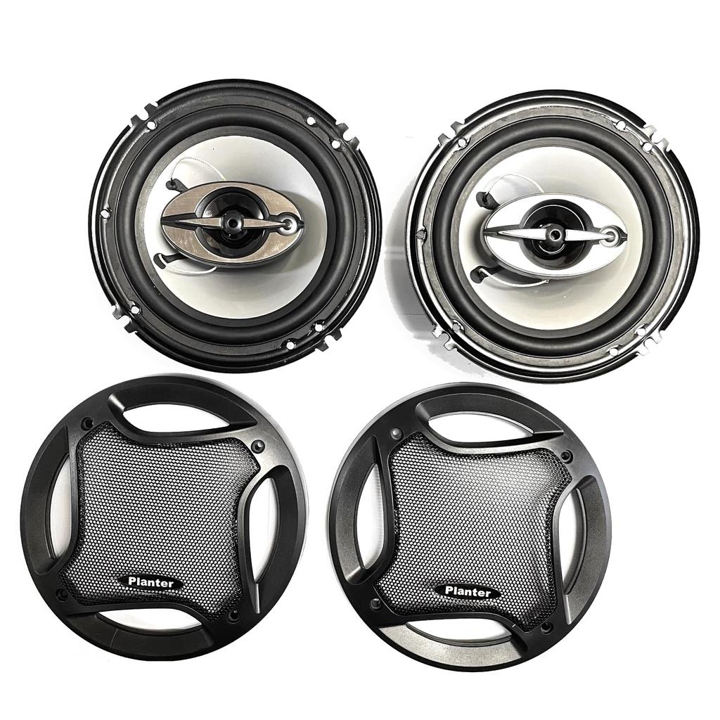 Planter 400W Car Speaker Set with 17cm and 16cm Coaxial and Coaxial Speakers TS-A1672E 3-Way Dual-Use