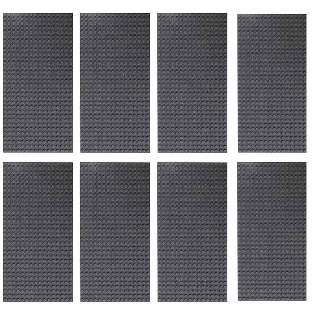 8 Stück 16x32 Noppen Klassische Grundplatten MOC DIY Kunststoffsteine Grundplatten StadtDimensionen Bausteine Figuren Konstruktionsspielzeug