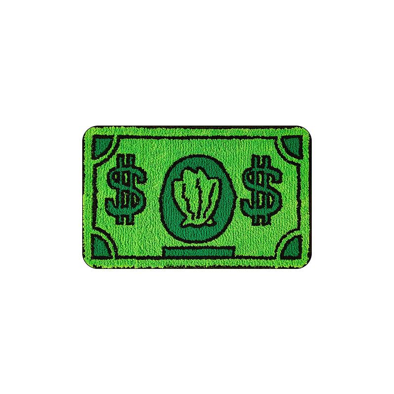 Coin Pattern Carpet, Spongebob, Imitation Cashmere Carpet, 40x60cm/50x80cm