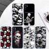Skeleton Skull Transparent Phone Case for Motorola Moto G40 G04 G05 One Ace Action  Fusion + Plus Hyper Macro Vision Zoom