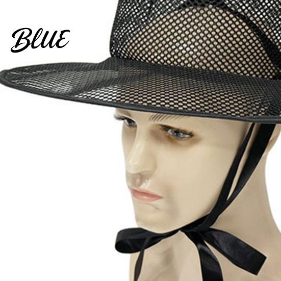Light Burden-free Hat Vintage Korean Gat Hat Black Mesh Wide Brim Joseon Dynasty High-quality Costume Prop Scholar with Neck Strap Halloween Cosplay