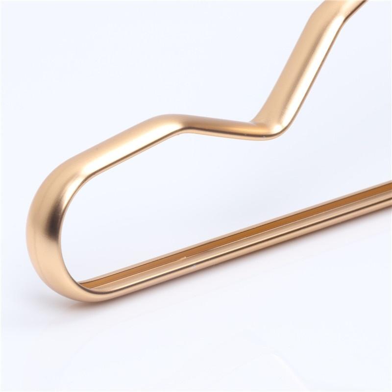10 Pcs Aluminum Alloy Clothing Hanger ,Durable Anti Deformation Metal Closet Storage Rack Hangers,Wardrobe Space Saver Hanging Supplies Organizer
