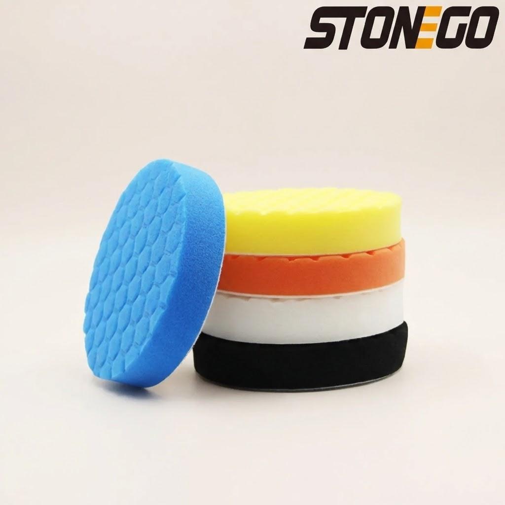 5Pcs Car Buffing Polishing Pads Kit Foam Polishers for Car Waxing Cutting Polishing Accessories Auto Detailing Supplies