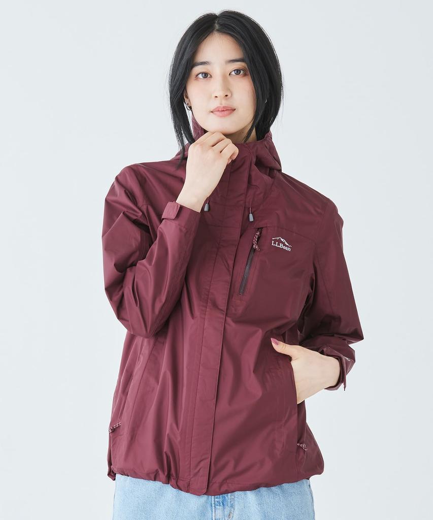 LL Bean Trail Model Rain Japan Size 0UMS310006 Women's Jacket, Fit, L, Black,