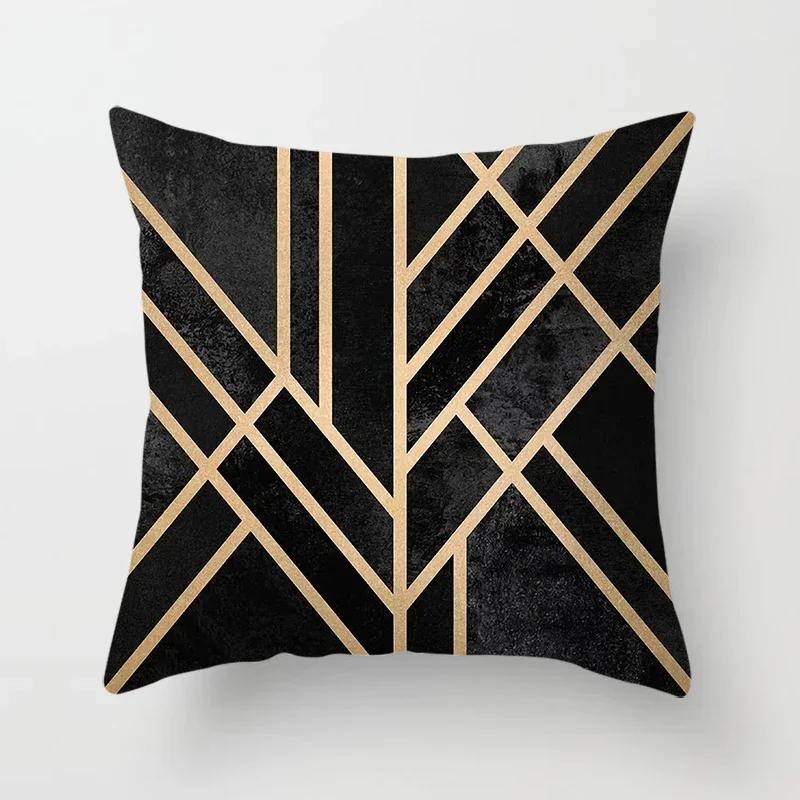 Geometriskt Mönster Kudde Dekoration Hem Soffa Kuddfodral Säng Lyx